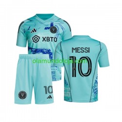 Camisola Inter Miami Lionel Messi 10 Special Criança Equipamento Primeiro 2023-2024 Manga Curta